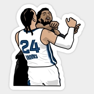 Brooks and mitchell Sticker